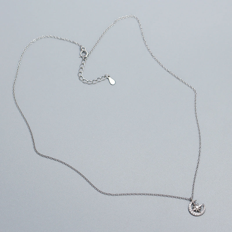 Star Crescent Moon Necklace