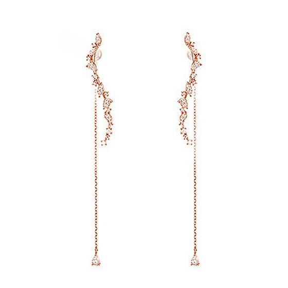 Wave Tassels Dangling Earrings