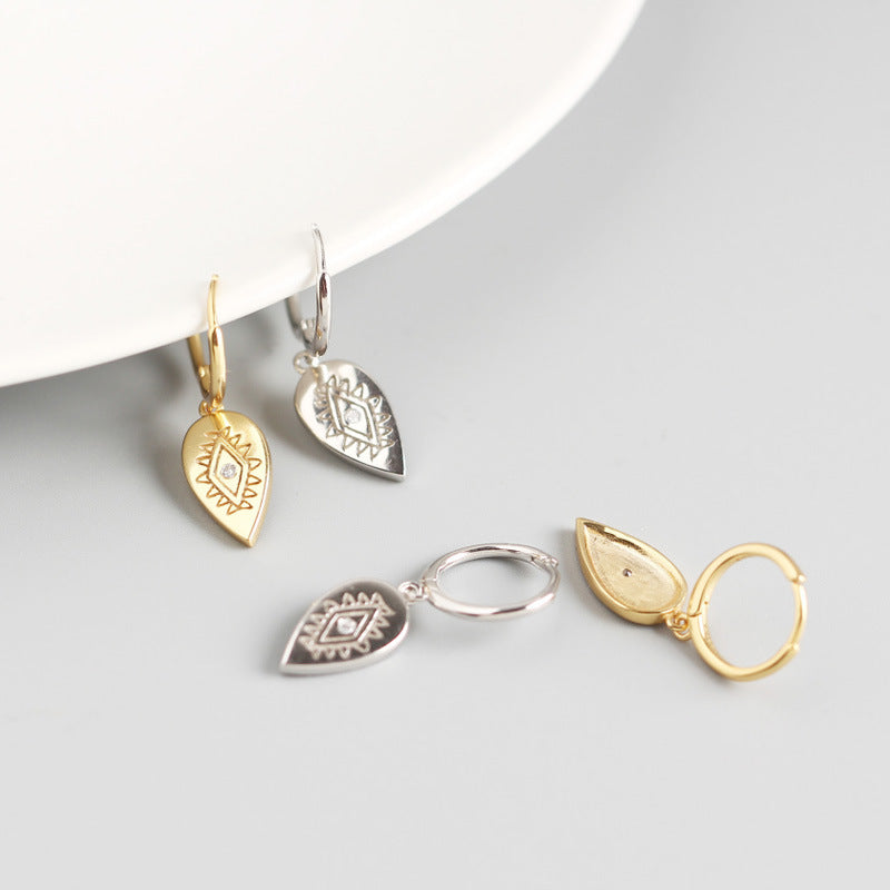 Waterdrop Geometry Earring Buckles