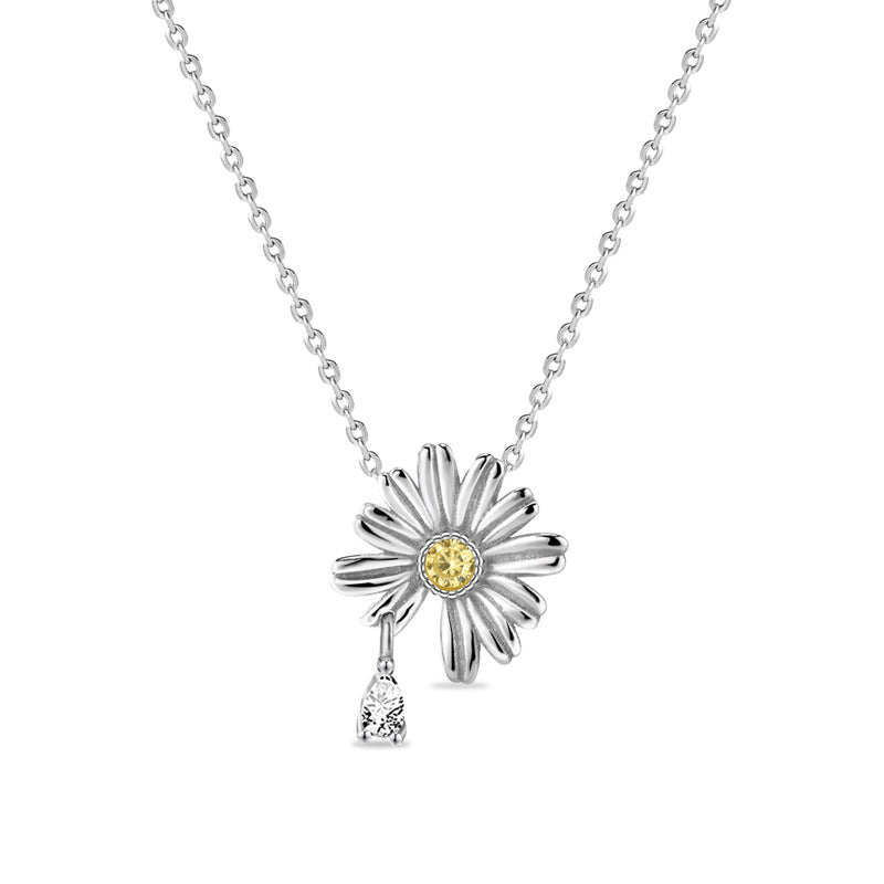 Summer Daisy Flower Necklace