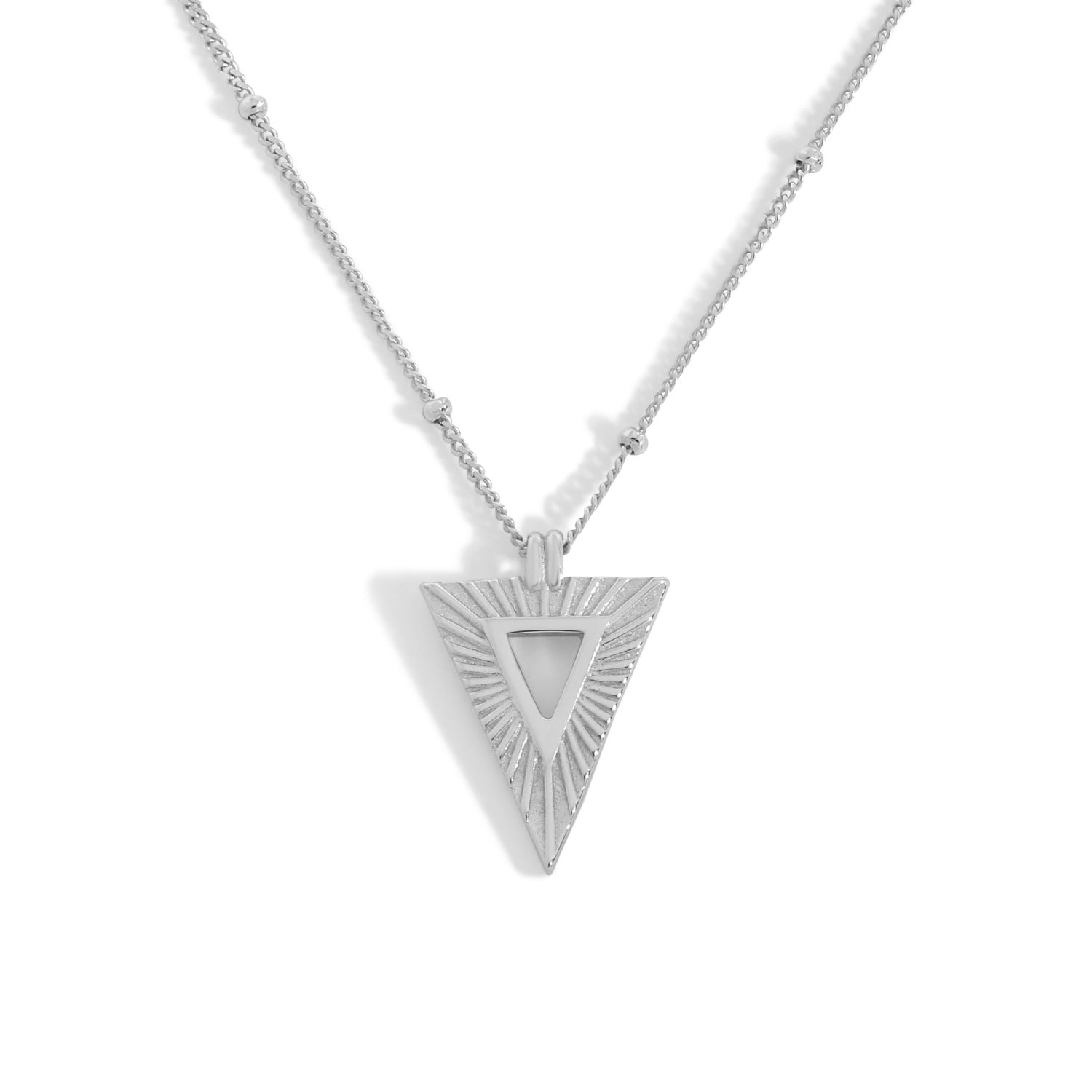 Statement Geometry Triangle Necklace