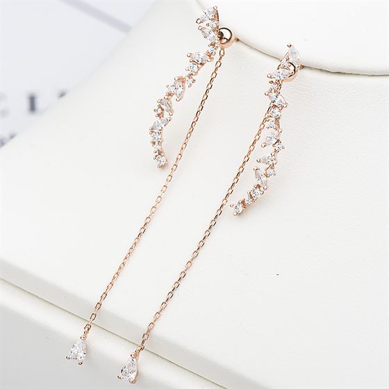 Wave Tassels Dangling Earrings