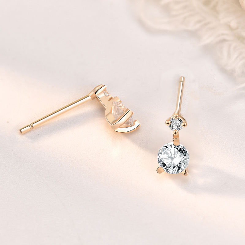 Classic Round Stud Earrings