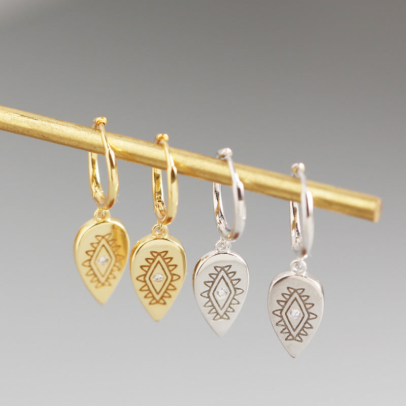 Waterdrop Geometry Earring Buckles