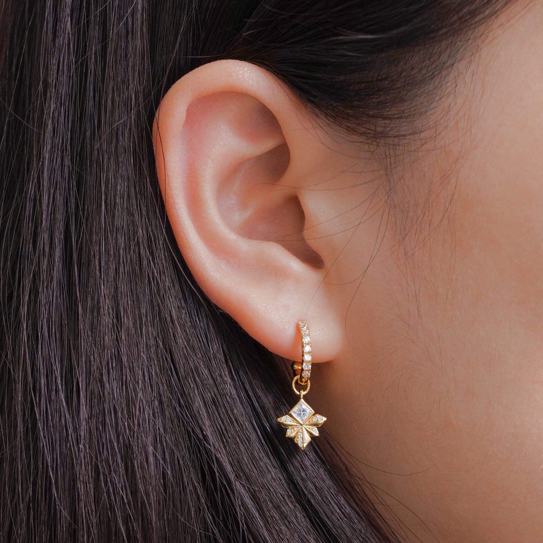 Cute Honey Bee Shape Dangling Earrings