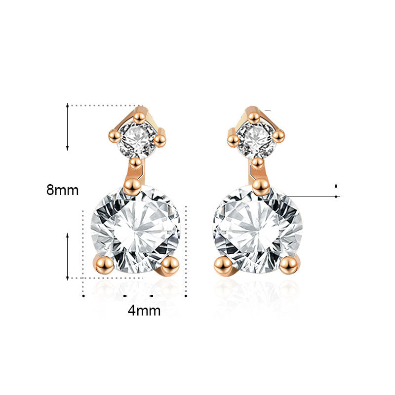 Classic Round Stud Earrings